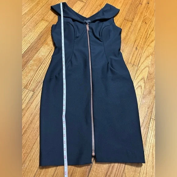 Ted Baker Ravana front-zip dress in Black - Size US 4 - Picture 13 of 13